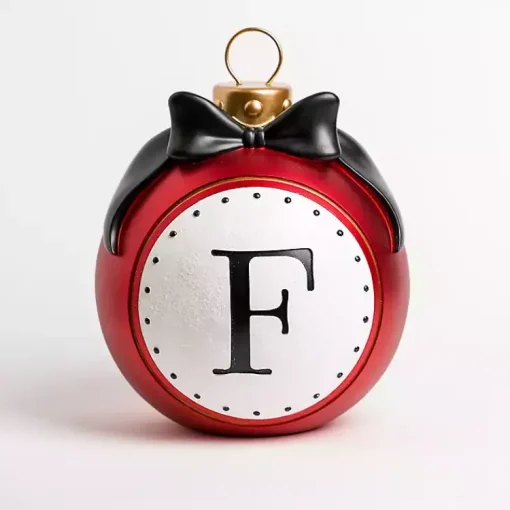 Sale Monogram F Outdoor Christmas Ornament Monogram Seasonal Decor