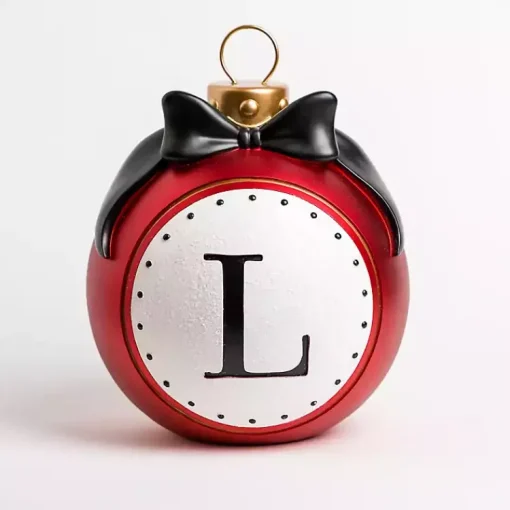Outlet Monogram L Outdoor Christmas Ornament Monogram Seasonal Decor
