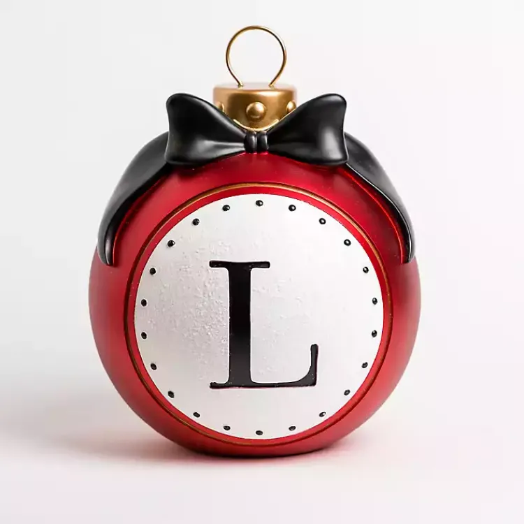 Outlet Monogram L Outdoor Christmas Ornament Monogram Seasonal Decor