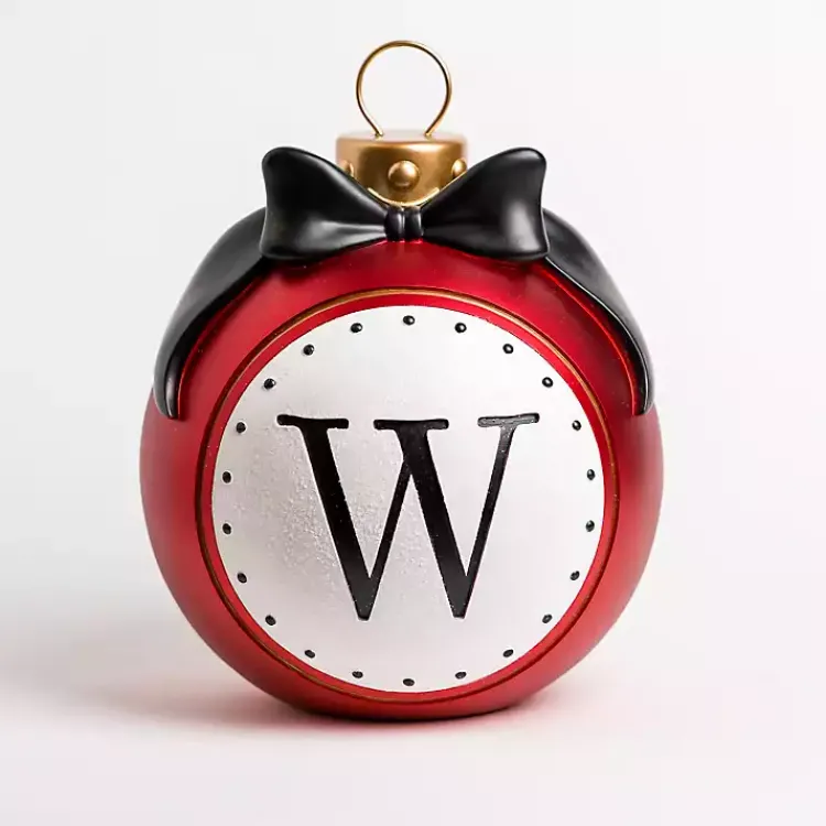 Outlet Monogram W Outdoor Christmas Ornament Monogram Seasonal Decor