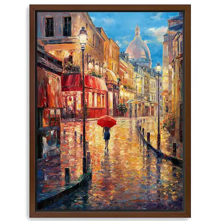 Kirklands Home Canvas Art|Montmartre Evening Framed Canvas Art Print