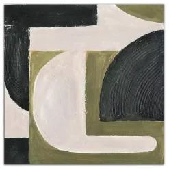 Kirklands Home Canvas Art|Moody Green Shapes I Canvas Art Print