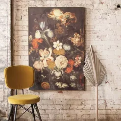 Kirklands Home Canvas Art|Moody Mixed Bouquet Canvas Art Print