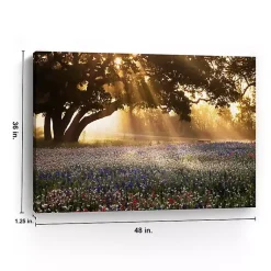 Kirklands Home Canvas Art|Morning Meadow Giclee Canvas Art Print, 48x36 in. Yellow