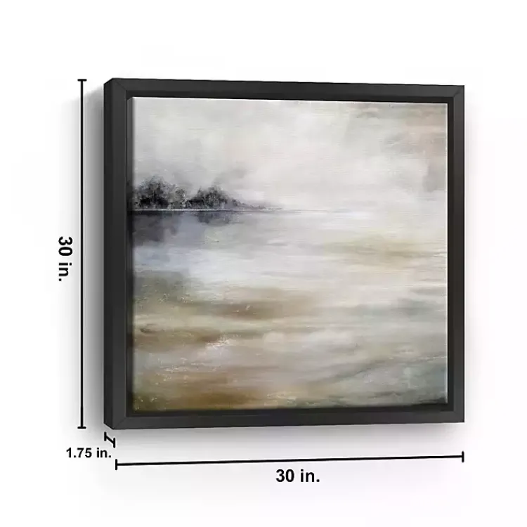 Kirklands Home Canvas Art|Morning Mist at the Lake Framed Canvas Art Print