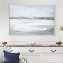 Kirklands Home Canvas Art|Morning Sea Framed Canvas Art Print