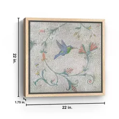 Kirklands Home Canvas Art|Mosaic Bird II Framed Canvas Art Print