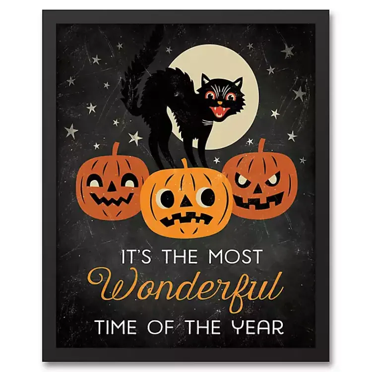 Discount Most Wonderful Time Halloween Plaque Halloween