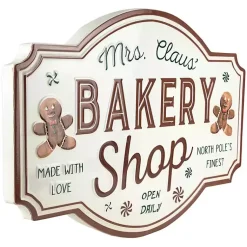 Discount Mrs. Claus Bakery Shop Wall Plaque Christmas Art & Wall Decor