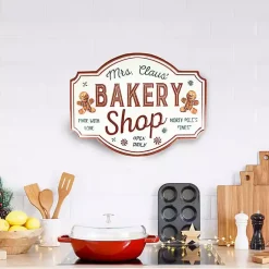 Discount Mrs. Claus Bakery Shop Wall Plaque Christmas Art & Wall Decor