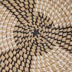 Kirklands Home Wall Plaques|Multi Seagrass Round 6-pc. Wall Plaque Set Tan