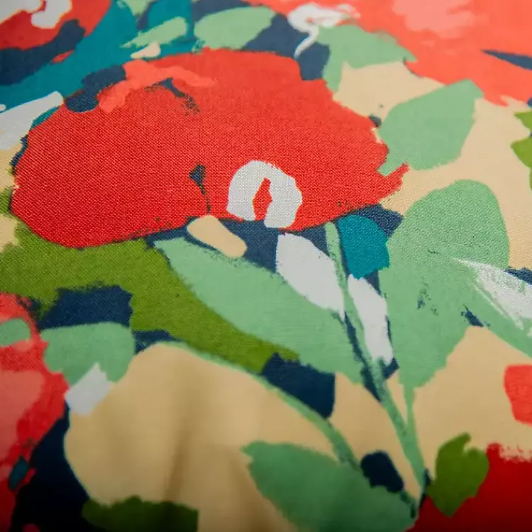 Kirklands Home Outdoor Cushions & Pillows|Multicolor Abstract Floral Outdoor Pillow, 22 in.
