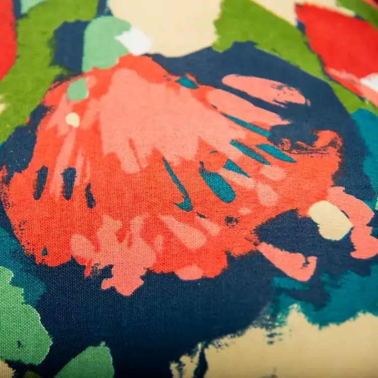 Kirklands Home Outdoor Cushions & Pillows|Multicolor Abstract Floral Outdoor Pillow, 22 in.