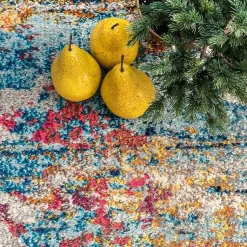 Kirklands Home Area Rugs|color Abstract Pattern Area Rug, 7x10 Multi