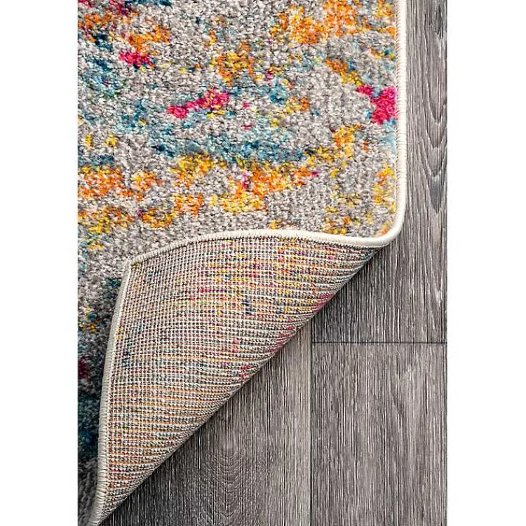 Kirklands Home Area Rugs|color Abstract Pattern Area Rug, 7x10 Multi