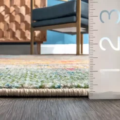 Kirklands Home Area Rugs|color Abstract Pattern Area Rug, 7x10 Multi