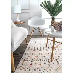 Kirklands Home Area Rugs|color Blythe Moroccan Area Rug, 8x10 Multi