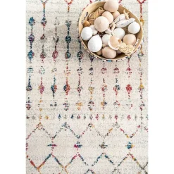 Kirklands Home Area Rugs|color Blythe Moroccan Area Rug, 8x10 Multi