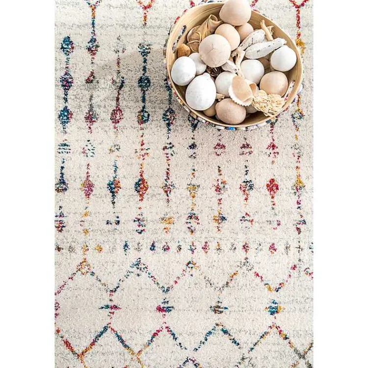 Kirklands Home Area Rugs|color Blythe Moroccan Area Rug, 8x10 Multi