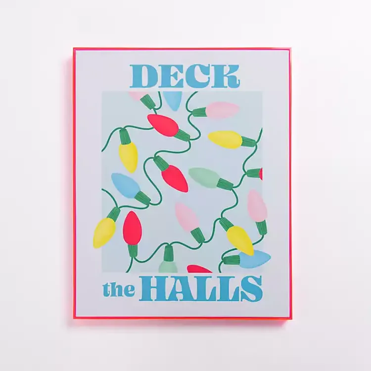 Online color Deck the Halls Wall Plaque Christmas Art & Wall Decor