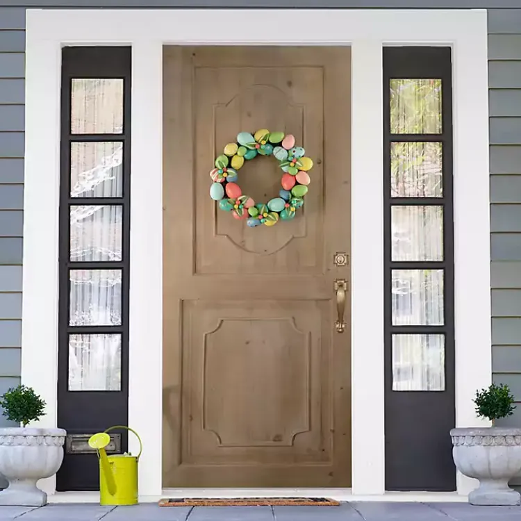 Clearance color Easter Eggs Wreath Easter Decorations