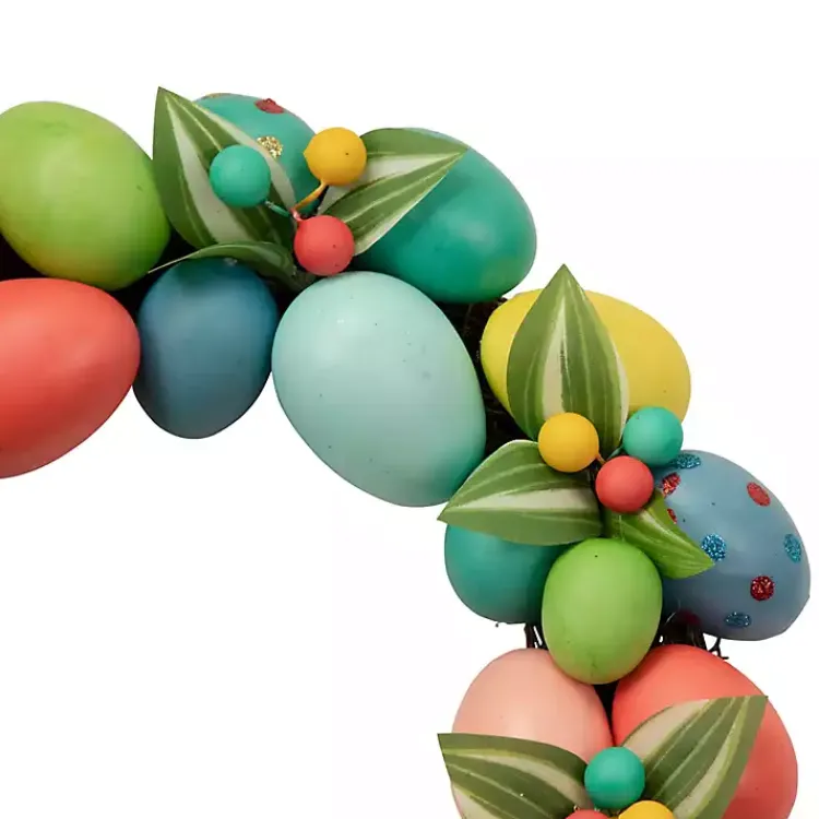 Clearance color Easter Eggs Wreath Easter Decorations