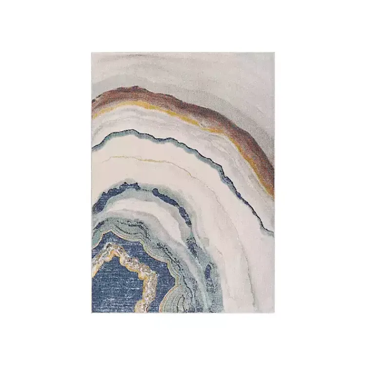 Kirklands Home Area Rugs|color Geode Agate Area Rug, 7x10 Multi