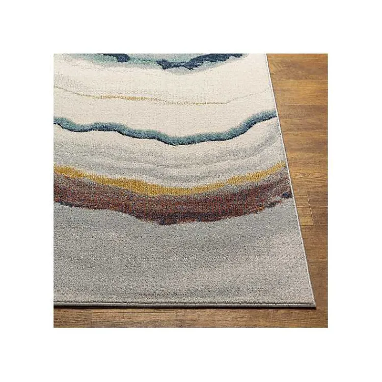 Kirklands Home Area Rugs|color Geode Agate Area Rug, 7x10 Multi
