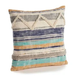 Hot Multicolor Geometric Chevron Pillow Pillows