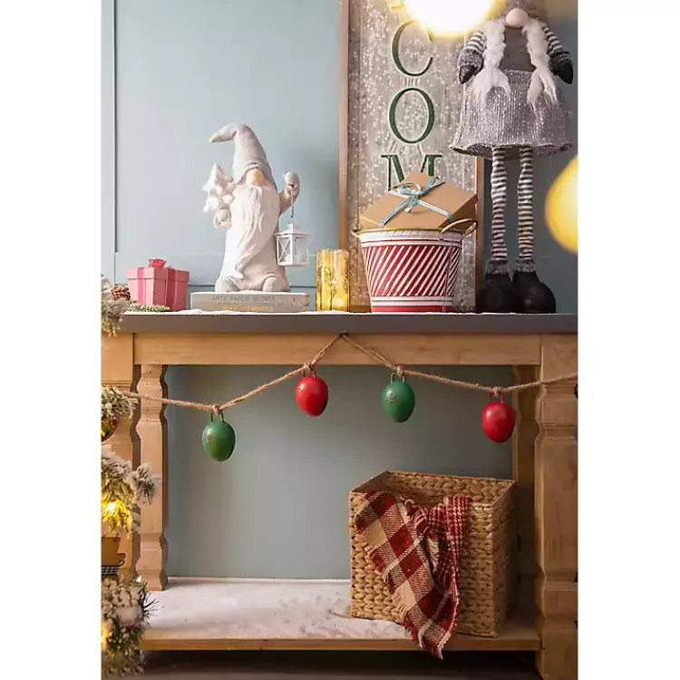 Sale Multicolor Iron Bulb Christmas Garland Christmas Tree Decorations