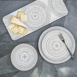 Kirklands Home Outdoor Dining|color Melamine Malena Salad Plates, Set of 6 Multi