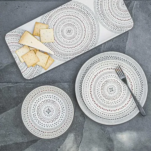 Kirklands Home Outdoor Dining|color Melamine Malena Salad Plates, Set of 6 Multi