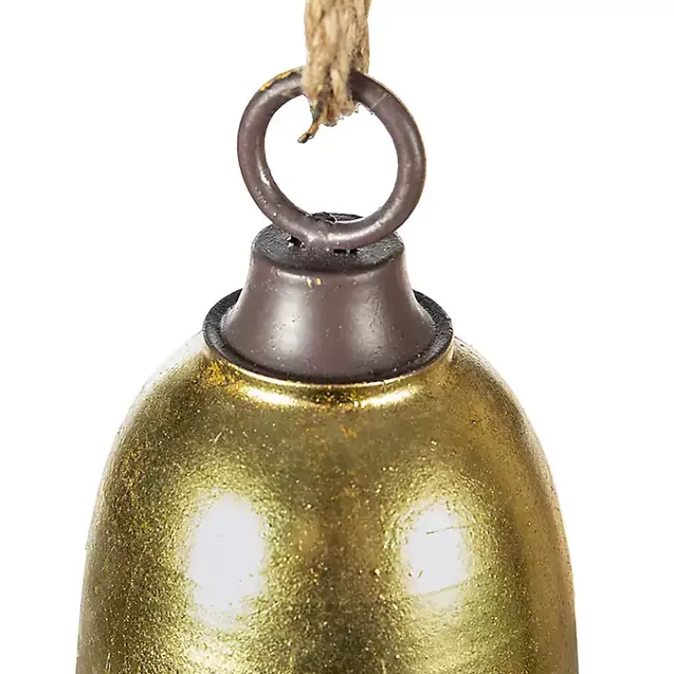 Discount Multicolor Metal Christmas Bells, Set of 3 Christmas Ornaments