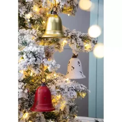 Discount Multicolor Metal Christmas Bells, Set of 3 Christmas Ornaments