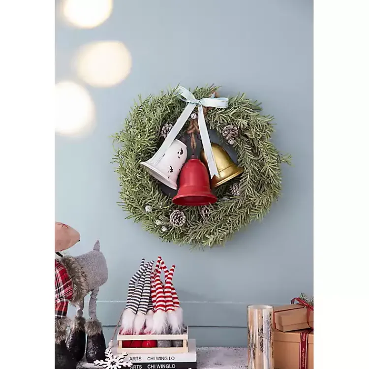 Discount Multicolor Metal Christmas Bells, Set of 3 Christmas Ornaments