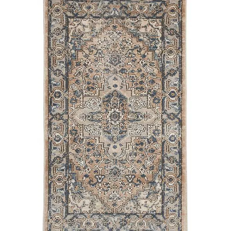 Kirklands Home Area Rugs|Multicolor Nadia Medallion Area Rug, 2x4 Gray