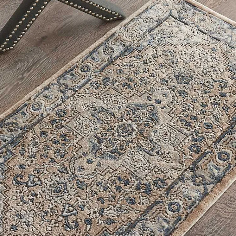 Kirklands Home Area Rugs|Multicolor Nadia Medallion Area Rug, 2x4 Gray