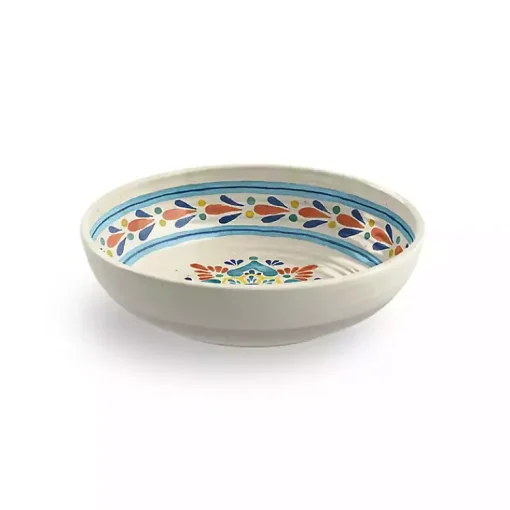 Kirklands Home Outdoor Dining|color Rio Melamine Low Bowls, Set of 6 Multi