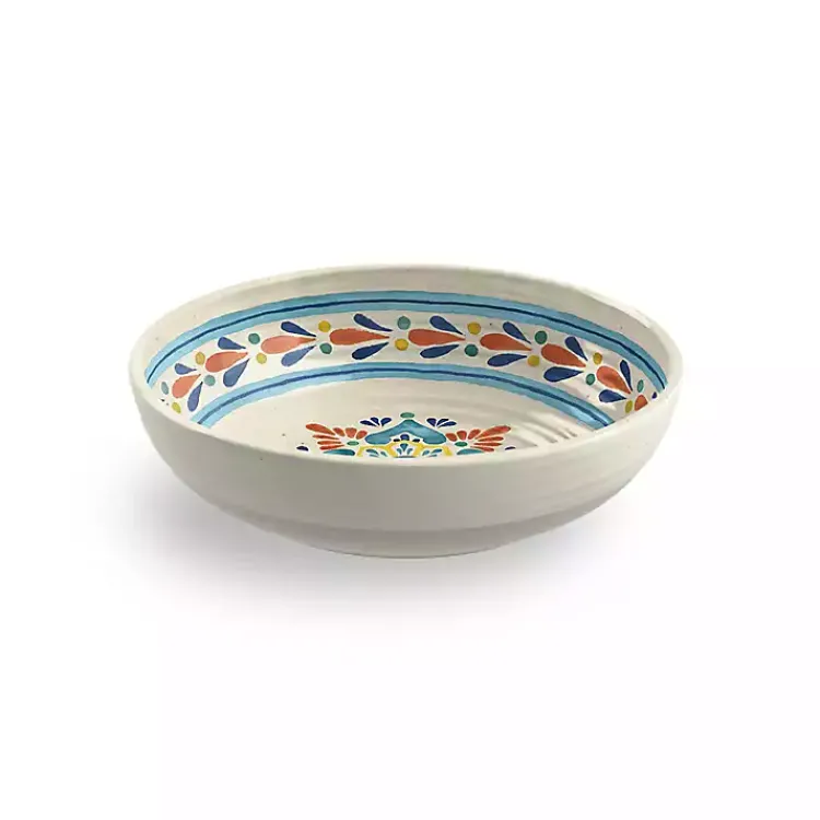 Kirklands Home Outdoor Dining|color Rio Melamine Low Bowls, Set of 6 Multi