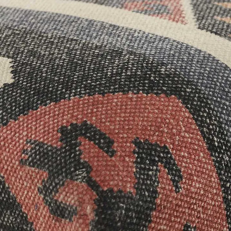 Kirklands Home Benches & Ottomans|Multicolor Southwestern Geometric Bench