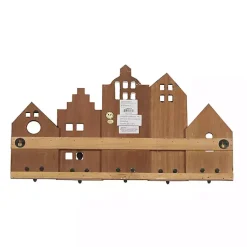 Kirklands Home Hooks|Multicolor Wood Building Wall Hooks