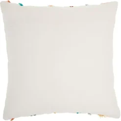 Clearance Multicolor Woven Dotted Lines Pillow Pillows