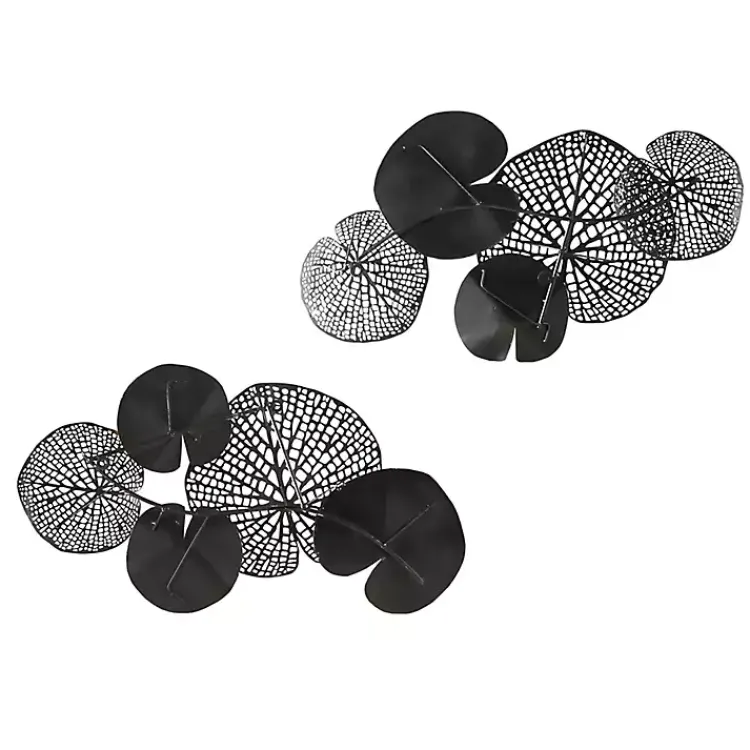 Kirklands Home Wall Plaques|Multicolored Metal Circles Wall Plaques, Set of 2