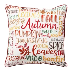 Outlet colored Sentiment Harvest Throw Pillow Fall