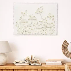 Kirklands Home Wall Plaques|Mushroom Forest Metal Wall Plaque