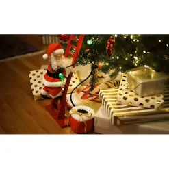 Clearance Musical Climbing Super Santa Christmas Decorations