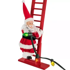 Clearance Musical Climbing Super Santa Christmas Decorations