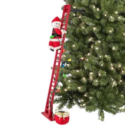 Clearance Musical Climbing Super Santa Christmas Decorations