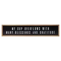Kirklands Home Wall Quotes & Signs|My Cup Overflows Wall Plaque