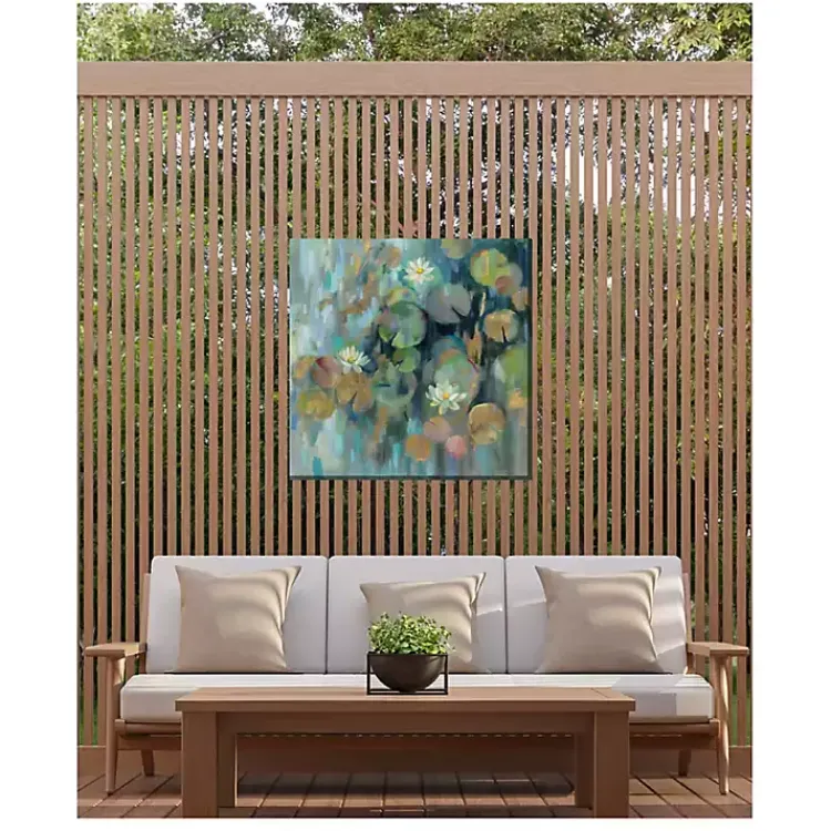 Kirklands Home Outdoor Wall Decor|Mystic Pond Outdoor Canvas Art Print